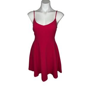 Lulus women’s pink sleeveless skater dress